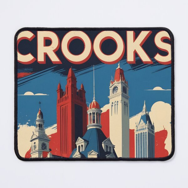 Item preview, Crooks South Dakota Vintage Travel Tourism designed and sold by TravelersGems.