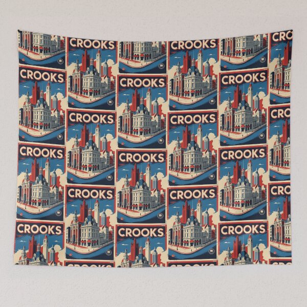 Item preview, Crooks South Dakota Vintage Travel Tourism designed and sold by TravelersGems.