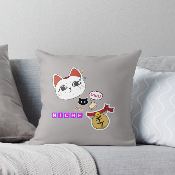 Item preview, Anime Lucky Cat Circle Art Cat Portrait-55 designed and sold by Evelyuter.
