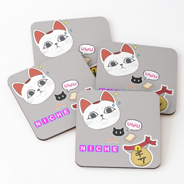Item preview, Anime Lucky Cat Circle Art Cat Portrait-55 designed and sold by Evelyuter.