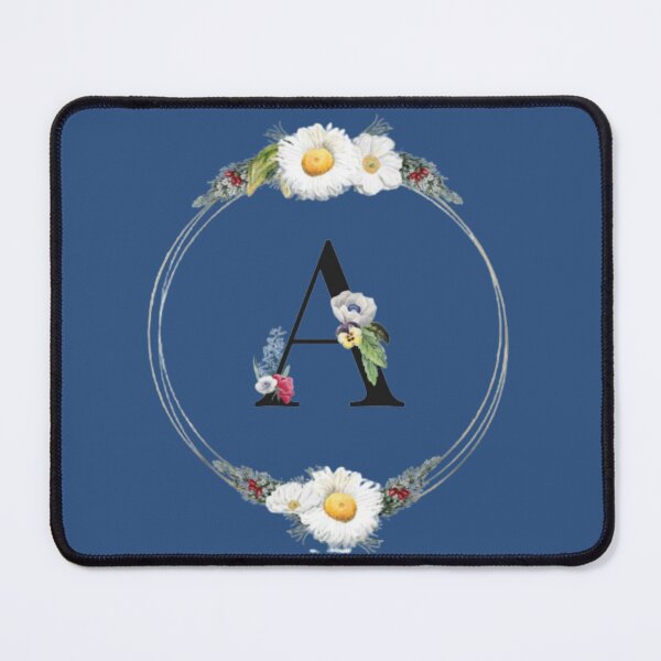 Item preview,  Floral Monogram Letter A designed and sold by Dew Drop Designs.