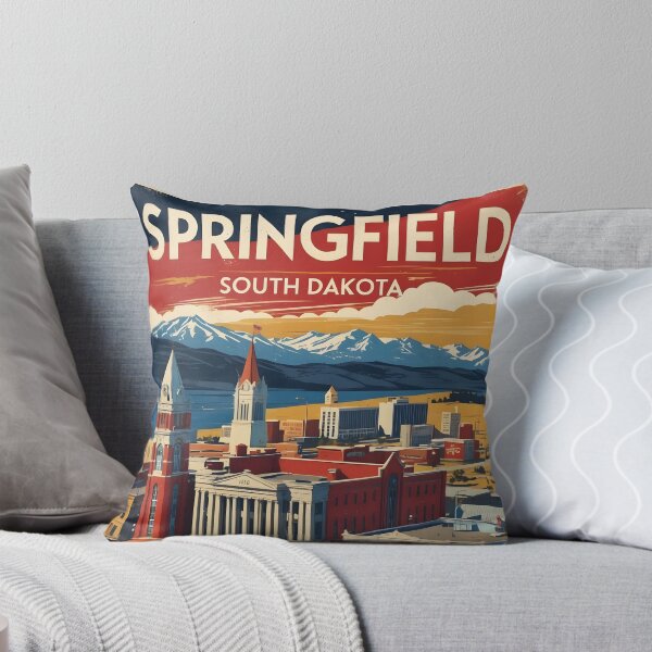 Item preview, Springfield South Dakota Vintage Travel Tourism designed and sold by TravelersGems.