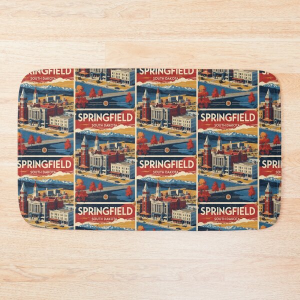 Item preview, Springfield South Dakota Vintage Travel Tourism designed and sold by TravelersGems.