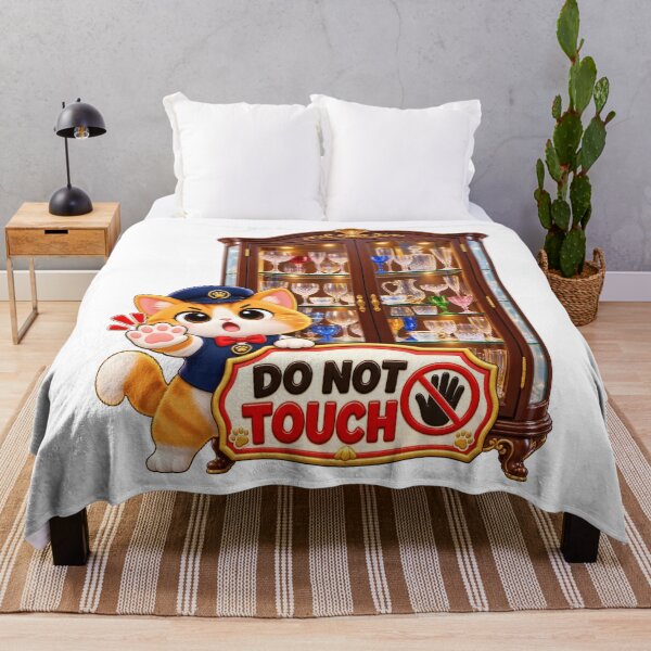 Item preview, Do Not Touch Mascot Balkan Household Humor designed and sold by OfficialBalkan.