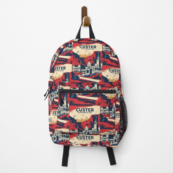 Item preview, Custer South Dakota Vintage Travel Tourism designed and sold by TravelersGems.