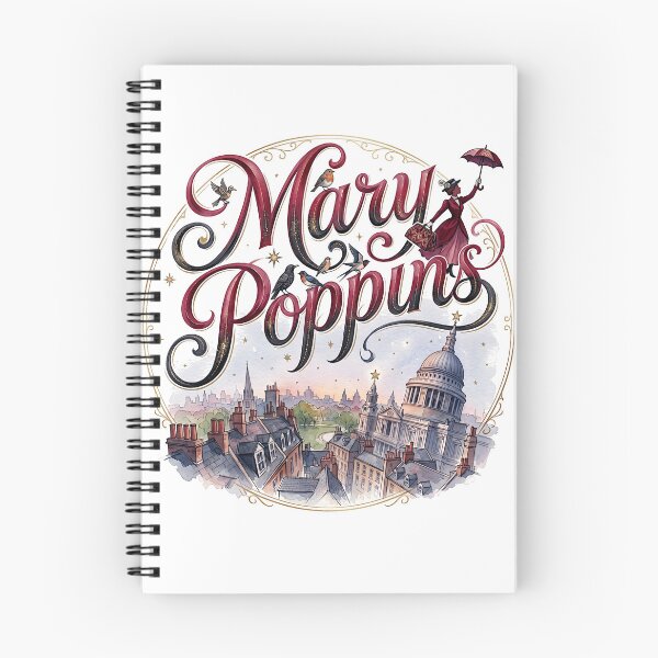 Item preview, Mary Poppins the Musical - Whimsical Theater Art designed and sold by Lyric Vault - Rock on.