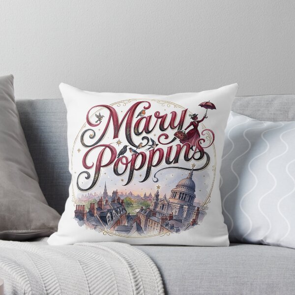 Item preview, Mary Poppins the Musical - Whimsical Theater Art designed and sold by Lyric Vault - Rock on.