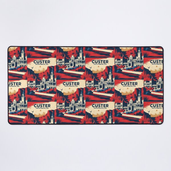 Item preview, Custer South Dakota Vintage Travel Tourism designed and sold by TravelersGems.