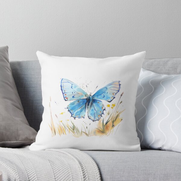 Item preview, Blue Butterfly | Elegant Nature Aesthetic Art designed and sold by Mandayartstudio.