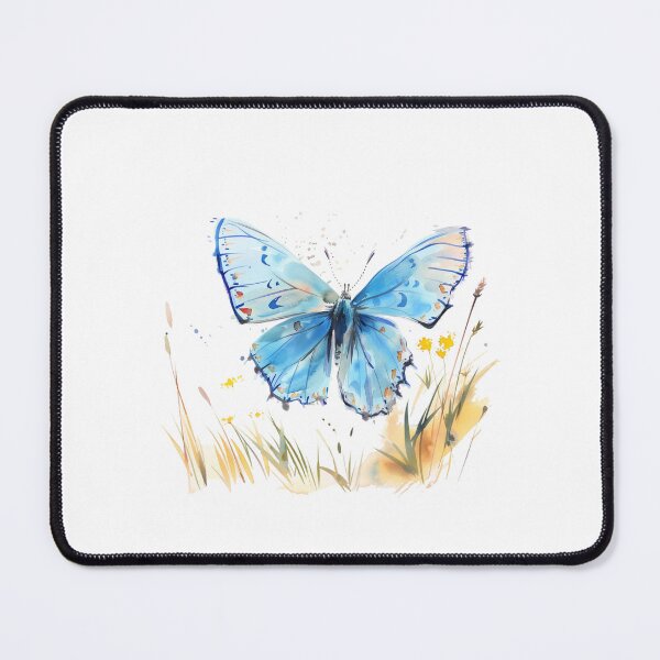 Item preview, Blue Butterfly | Elegant Nature Aesthetic Art designed and sold by Mandayartstudio.