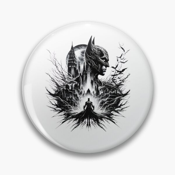 Item preview, Masked Vigilante City Skyline Silhouette designed and sold by FayetteTachel.
