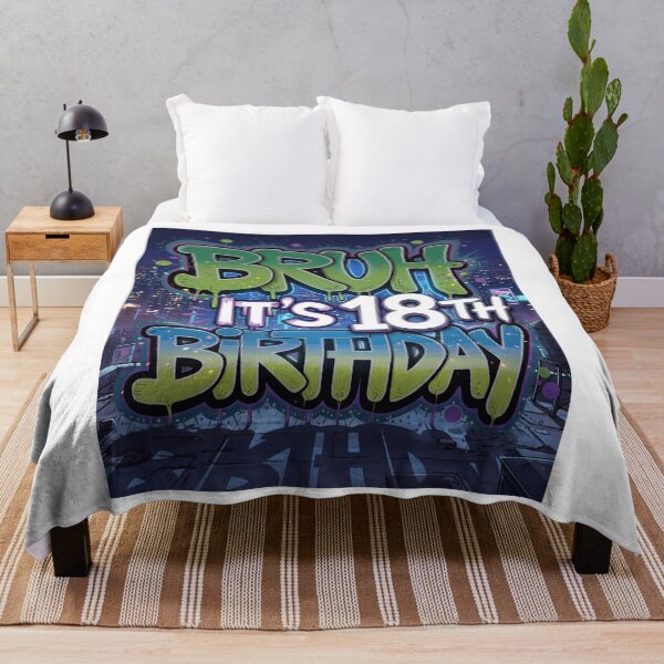 Item preview, City Art Party Funny Bruh It'S My Birthday For boys 18th designed and sold by MathiasFuchs.