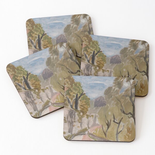 Item preview, Paysage ou rue dans le midi 1918 designed and sold by VeilOfPigments.