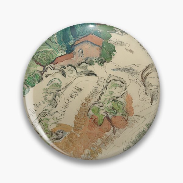 Item preview, Paysage st tropez 1904 designed and sold by VeilOfPigments.