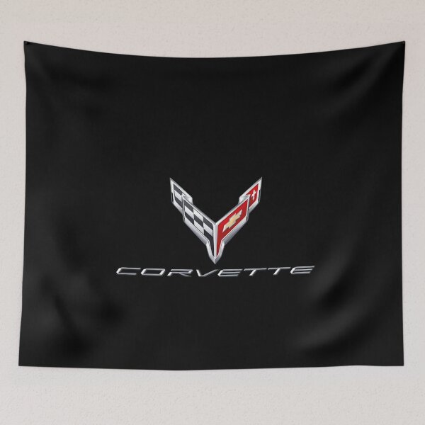 Item preview, Corvettes Crossed Flags Logo Emblem Performances designed and sold by FrogBox-Studio.