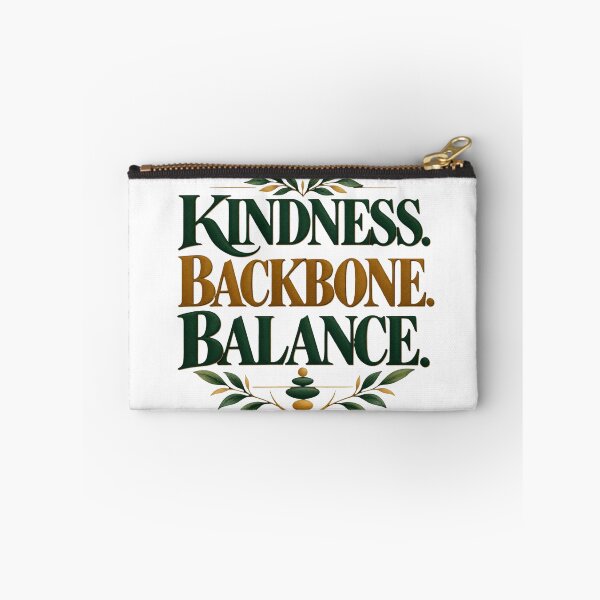 Item preview, Kindness Backbone Balance. Elegant Botanical Motivation designed and sold by Aarvya Fashion Club ( A.F.C ).