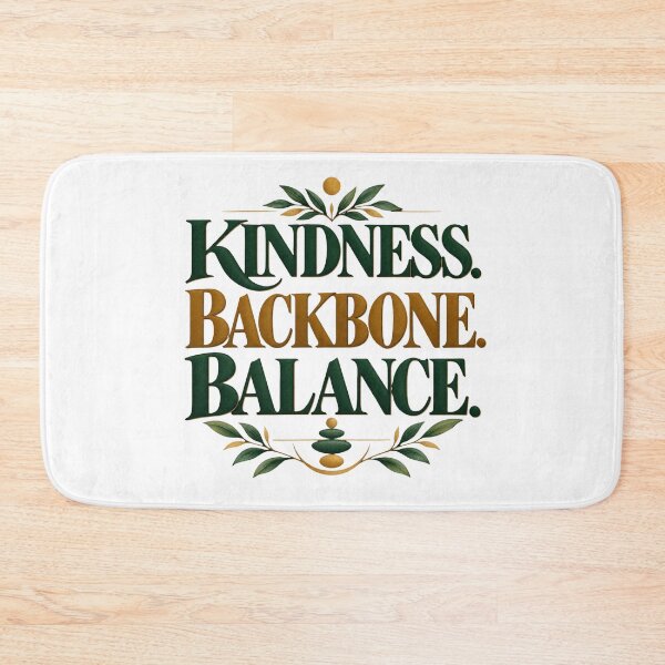 Item preview, Kindness Backbone Balance. Elegant Botanical Motivation designed and sold by Aarvya Fashion Club ( A.F.C ).