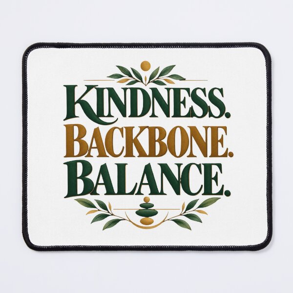 Item preview, Kindness Backbone Balance. Elegant Botanical Motivation designed and sold by Aarvya Fashion Club ( A.F.C ).