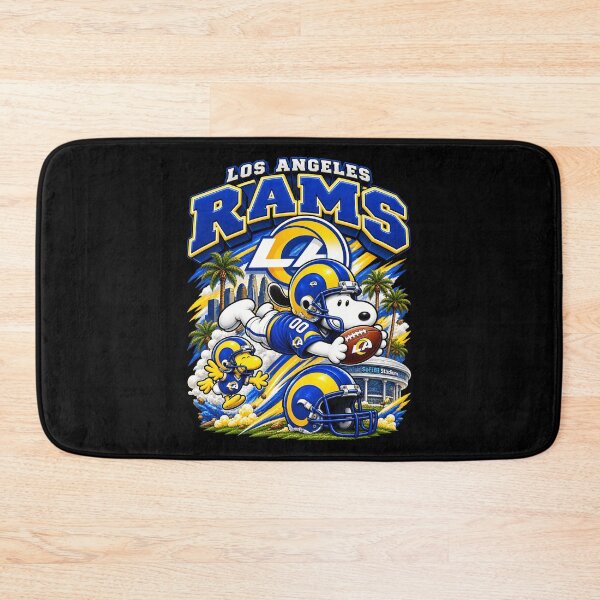 Item preview,  Snoopy Los Angeles Rams Dynamic Diving Catch Football Fan designed and sold by CaneufeyCip.