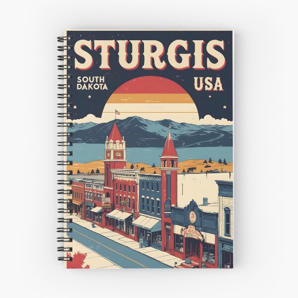 Item preview, Sturgis South Dakota Vintage Travel Tourism designed and sold by TravelersGems.