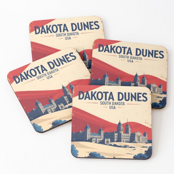 Item preview, Dakota Dunes South Dakota Vintage Travel Tourism designed and sold by TravelersGems.