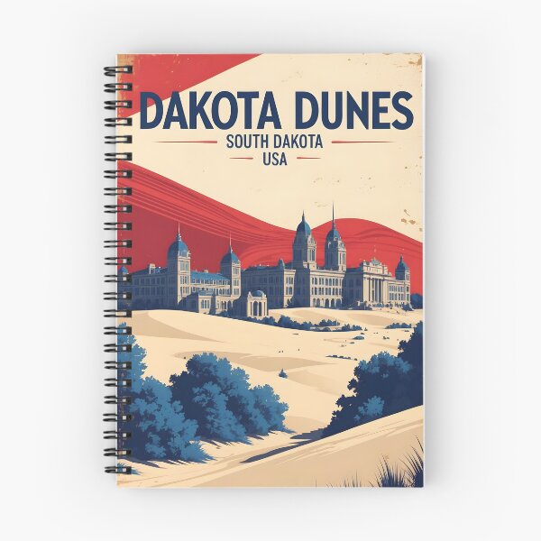Item preview, Dakota Dunes South Dakota Vintage Travel Tourism designed and sold by TravelersGems.
