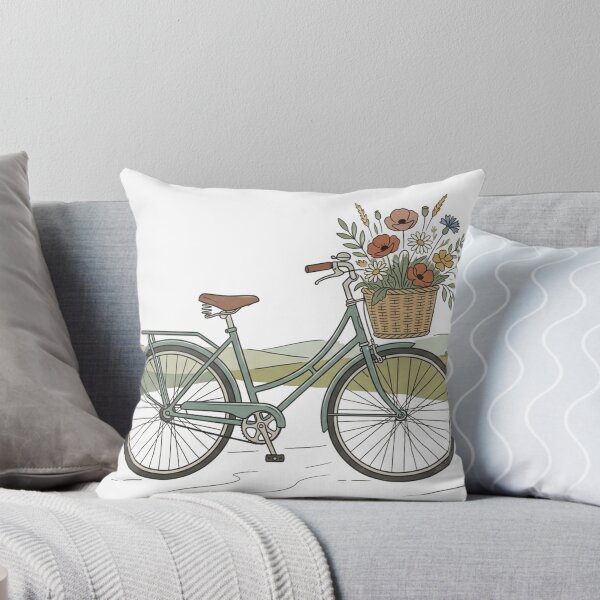 Item preview, Vintage Bicycle & Wildflowers designed and sold by meghnad.
