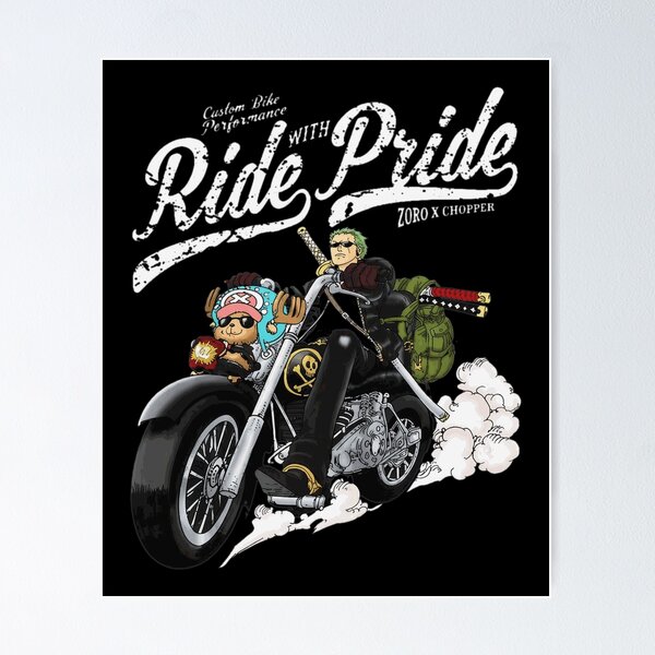Item preview, Anime Motorcycle Adventure Ride Pride designed and sold by auGotchy18.