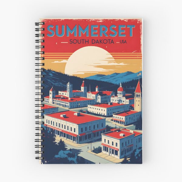 Item preview, Summerset South Dakota Vintage Travel Tourism designed and sold by TravelersGems.