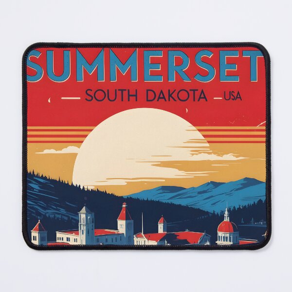 Item preview, Summerset South Dakota Vintage Travel Tourism designed and sold by TravelersGems.