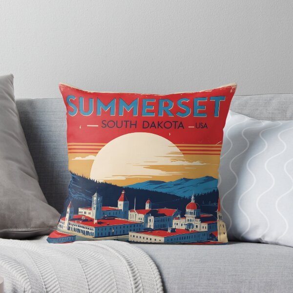 Item preview, Summerset South Dakota Vintage Travel Tourism designed and sold by TravelersGems.