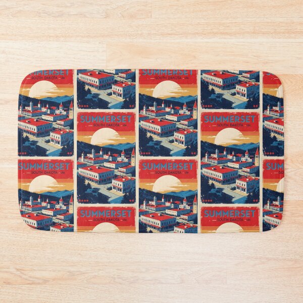 Item preview, Summerset South Dakota Vintage Travel Tourism designed and sold by TravelersGems.