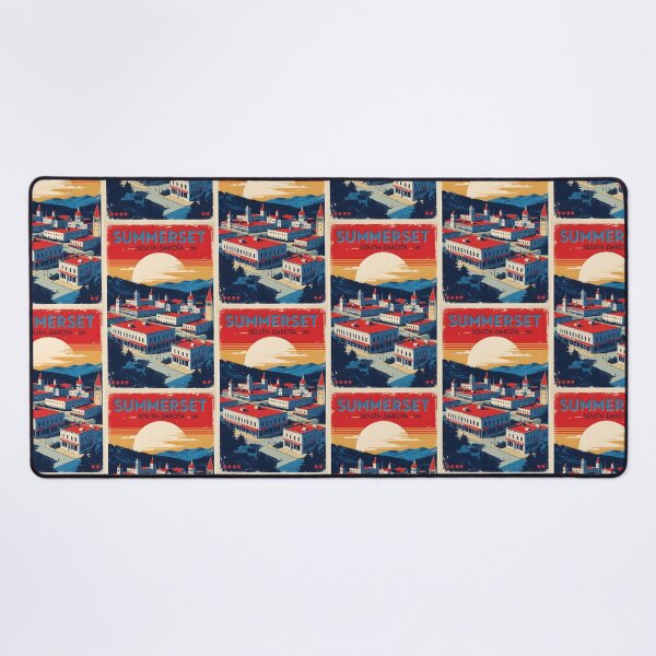 Item preview, Summerset South Dakota Vintage Travel Tourism designed and sold by TravelersGems.
