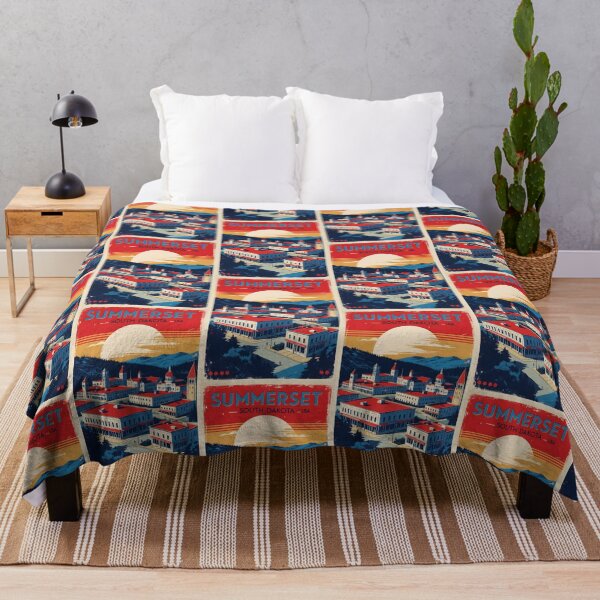 Item preview, Summerset South Dakota Vintage Travel Tourism designed and sold by TravelersGems.