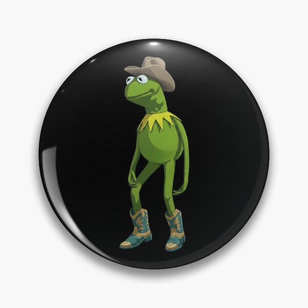 Item preview, Cowboy Kermit Frog Boots Hat 3D Render designed and sold by FrogBox-Studio.