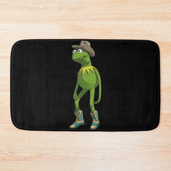 Item preview, Cowboy Kermit Frog Boots Hat 3D Render designed and sold by FrogBox-Studio.