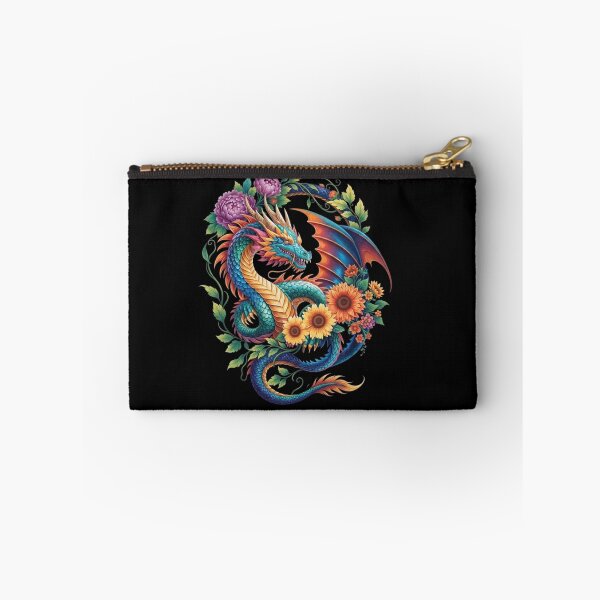 Item preview, Colorful Floral Dragon Fantasy Botanical Design designed and sold by Ostericaimusa.