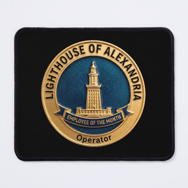Item preview, Lighthouse of Alexandria Operator - Employee Badge designed and sold by RogueSquirrels.