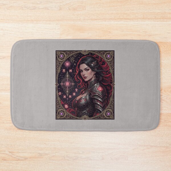 Item preview, Anne Portrait Red Distressed Effect-75 designed and sold by Evelyuter.
