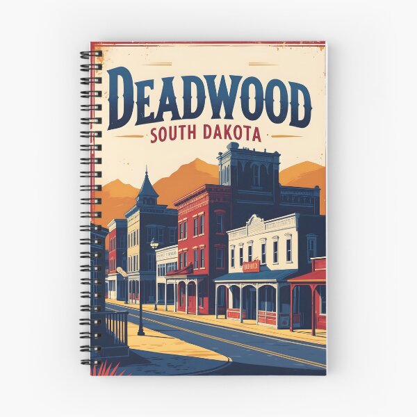 Item preview, Deadwood South Dakota Vintage Travel Tourism designed and sold by TravelersGems.