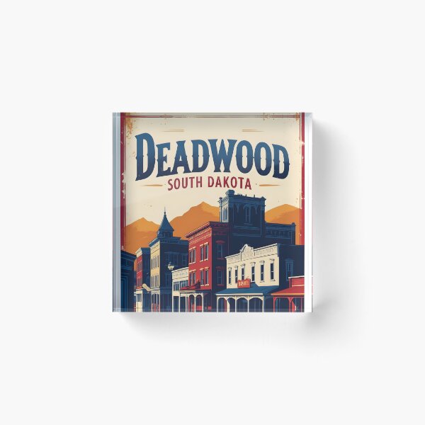 Item preview, Deadwood South Dakota Vintage Travel Tourism designed and sold by TravelersGems.