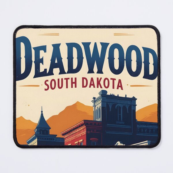 Item preview, Deadwood South Dakota Vintage Travel Tourism designed and sold by TravelersGems.
