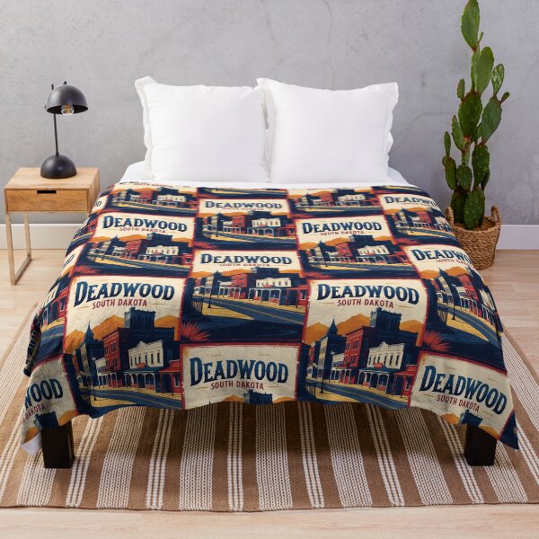 Item preview, Deadwood South Dakota Vintage Travel Tourism designed and sold by TravelersGems.