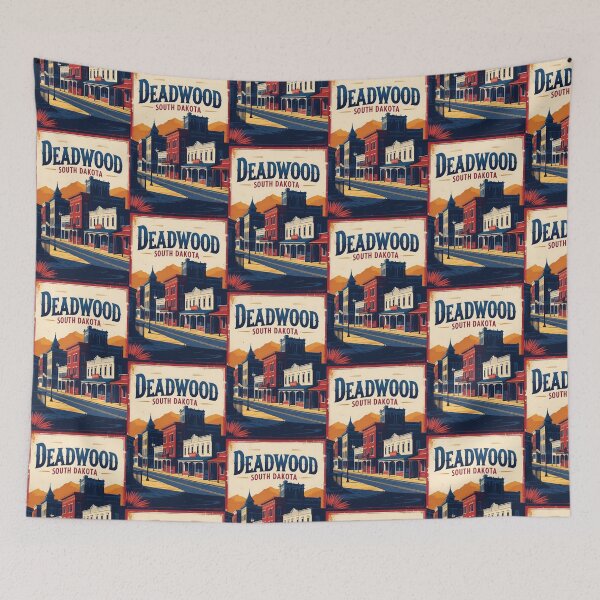 Item preview, Deadwood South Dakota Vintage Travel Tourism designed and sold by TravelersGems.