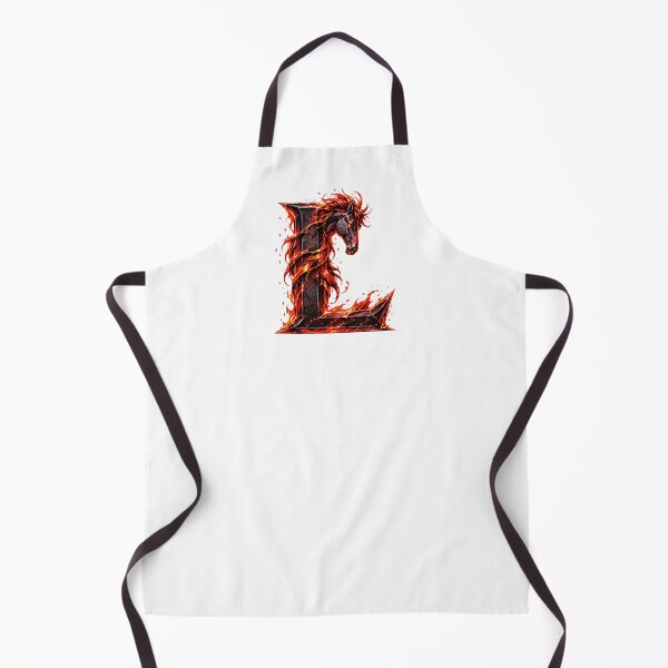 Item preview, Embermane Ironstride: The Year of the Horse Letter L designed and sold by BlissBlvdShop.