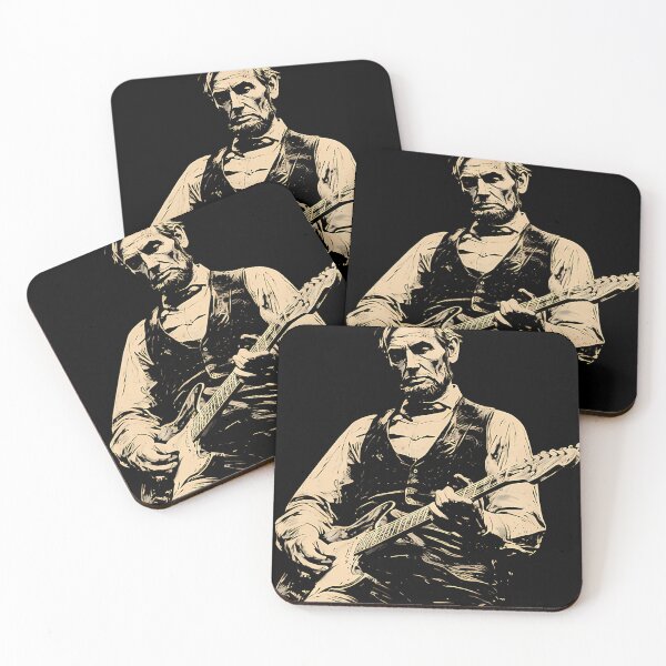 Item preview, Abraham Lincoln Playing Guitar designed and sold by AliceMullin.