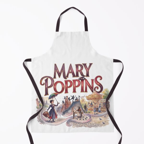 Item preview, Mary Poppins the Musical - Whimsical Theater Art designed and sold by Lyric Vault - Rock on.