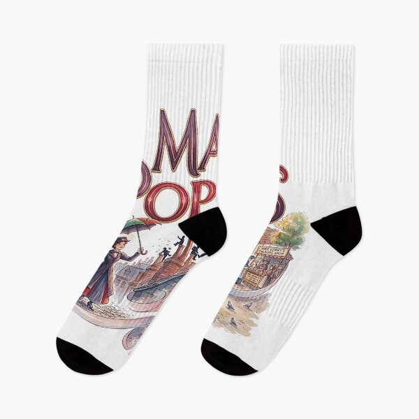 Item preview, Mary Poppins the Musical - Whimsical Theater Art designed and sold by Lyric Vault - Rock on.