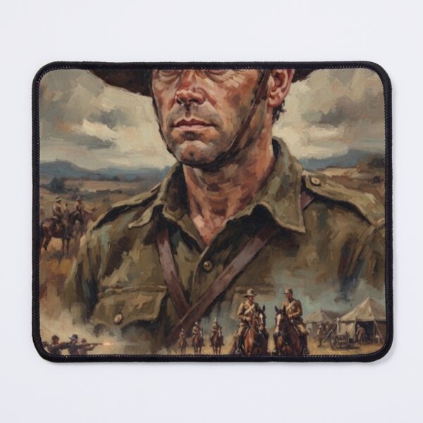 Item preview, Breaker Morant Australian Epic Fine Art Tribute designed and sold by Art's Diner.