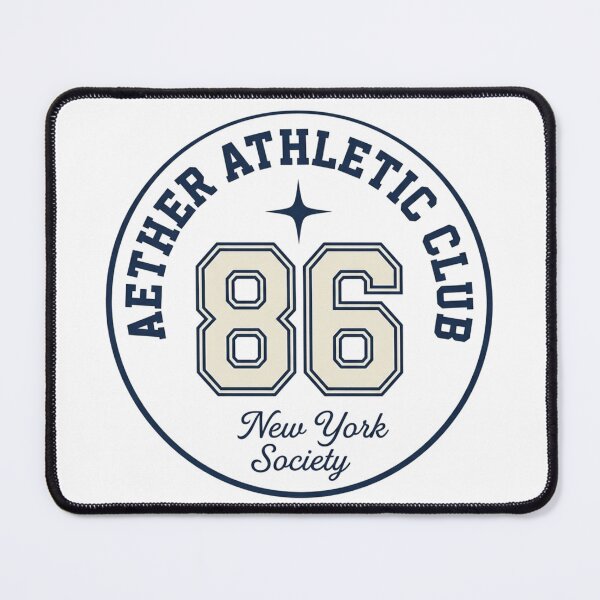 Item preview, Aether Athletic Club Vintage Navy College Graphic designed and sold by So Golden Shop.